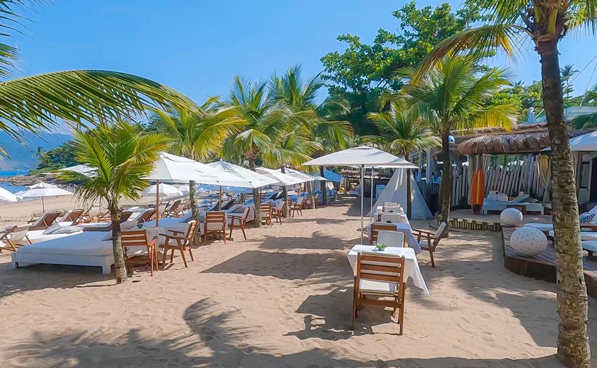 Dpny Beach Hotel & Spa Ilhabela Exteriör bild Beach Club