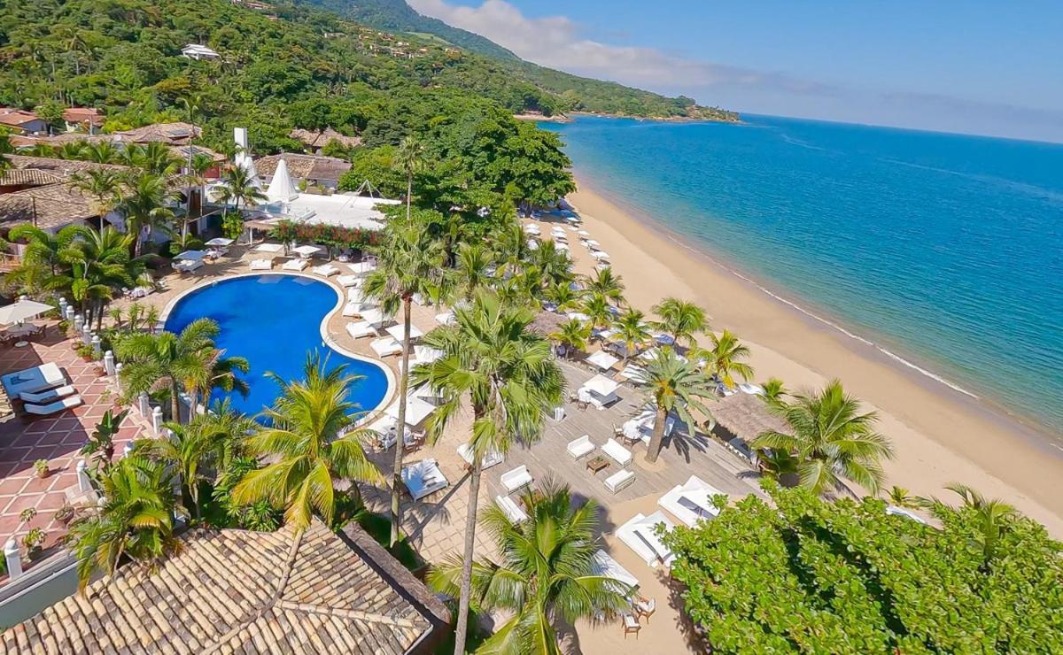 Dpny Beach Hotel & Spa Ilhabela Exteriör bild Aerial view of the beach